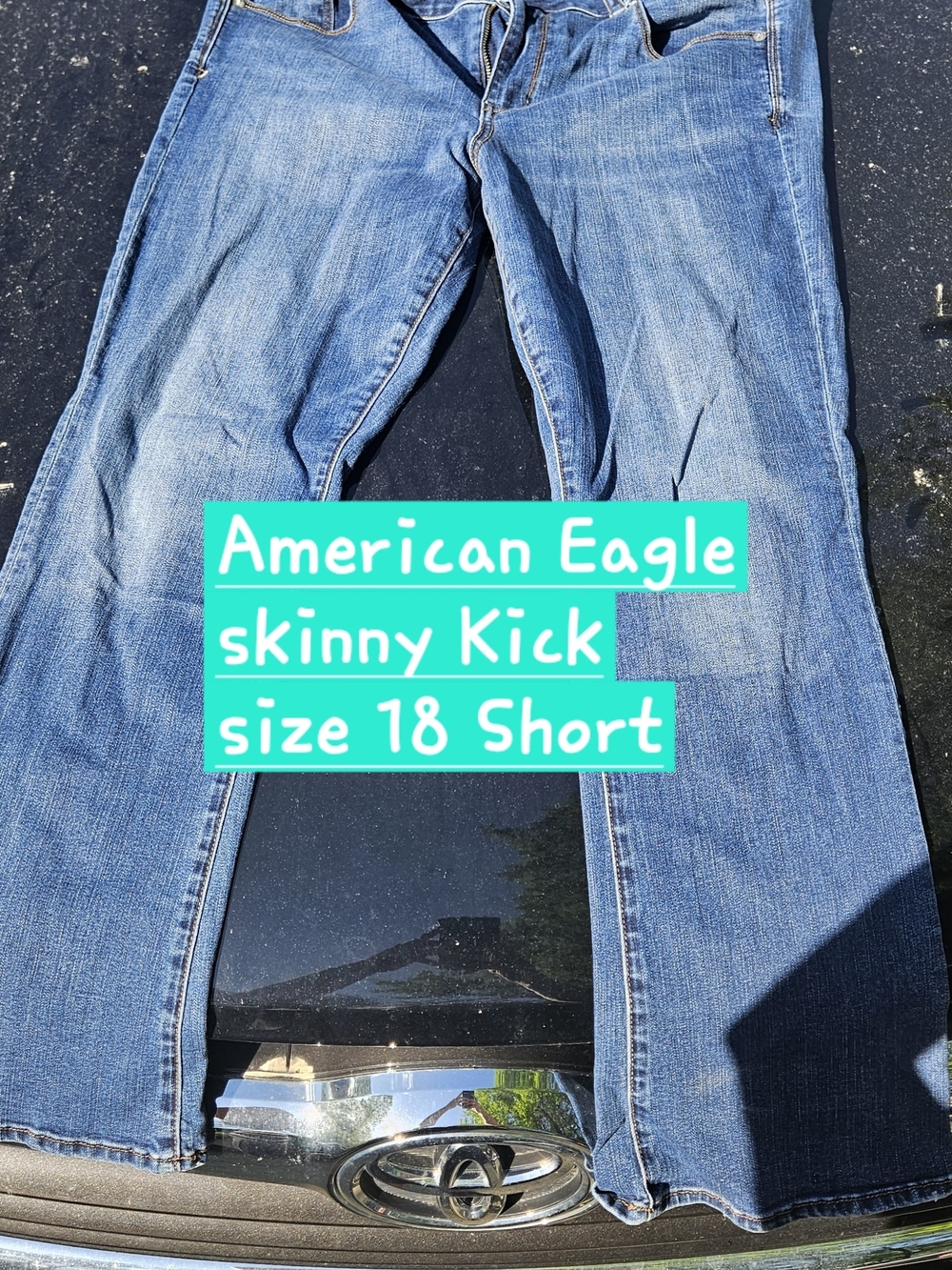 American Eagle Outfitters Women’s Medium Blue Skinny Jeans